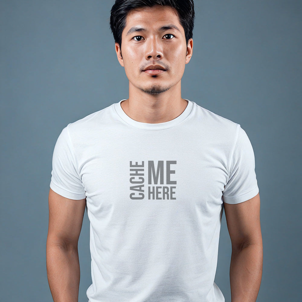 "Cache Me Here" Statement T-Shirt