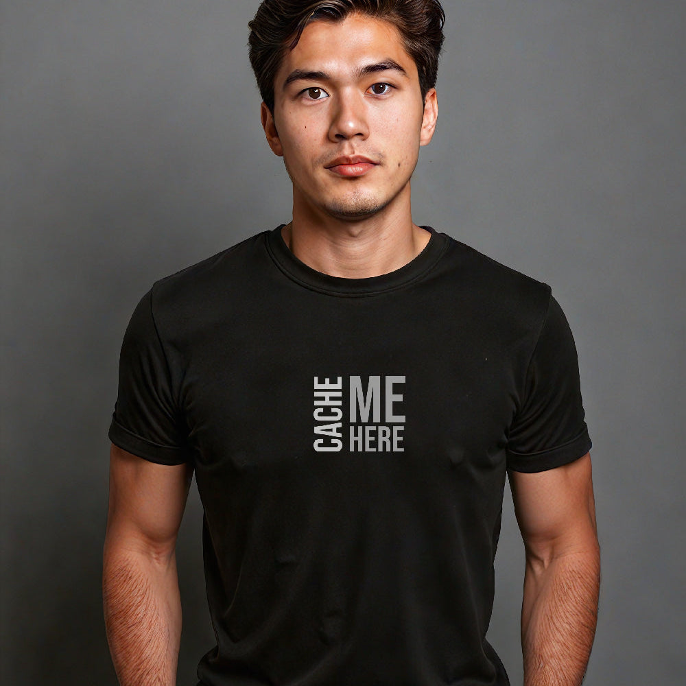 "Cache Me Here" Statement T-Shirt