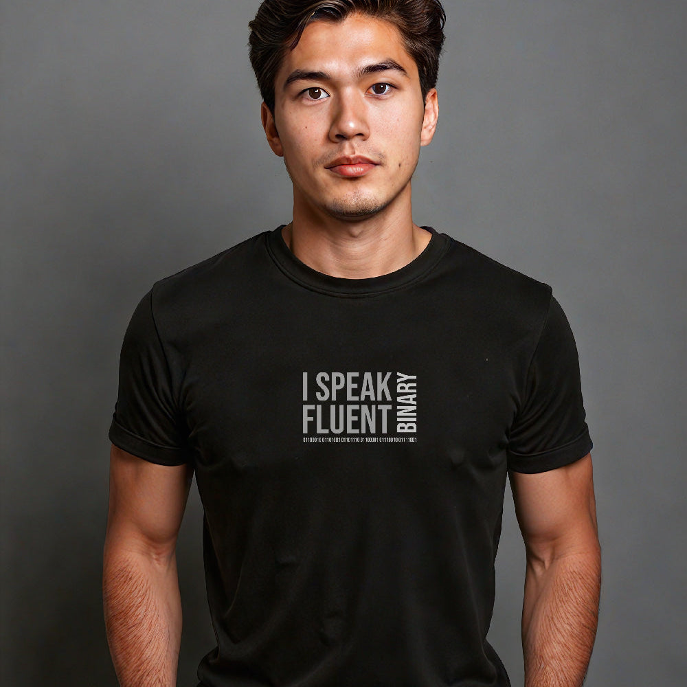 "I Speak Fluent Binary" Statement T-Shirt